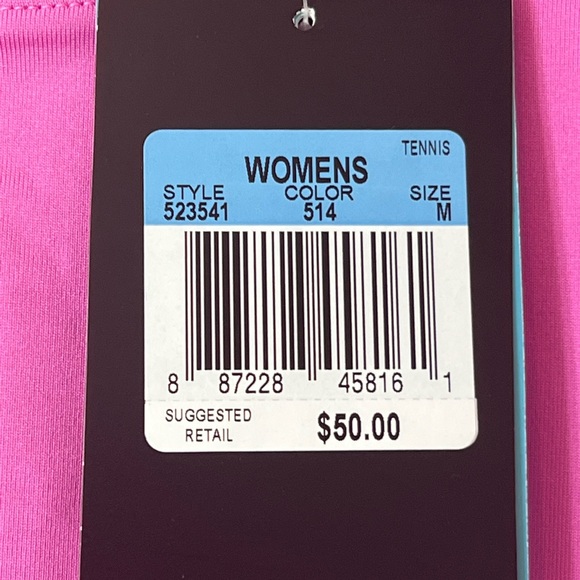 Women’s Nike Magenta Tennis Skirt-M NWT - Picture 5 of 5